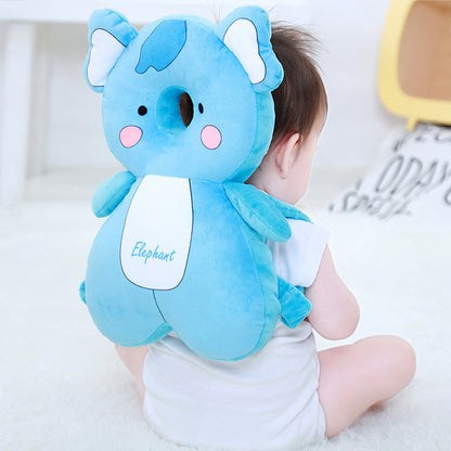 Cute Animal Design Headrest Pillow for 0-3 Years Old Babies and Toddlers - Soft, Breathable, Anti-Fall Protection - Perfect for Walking and Learning, Safety Guards for Little Ones