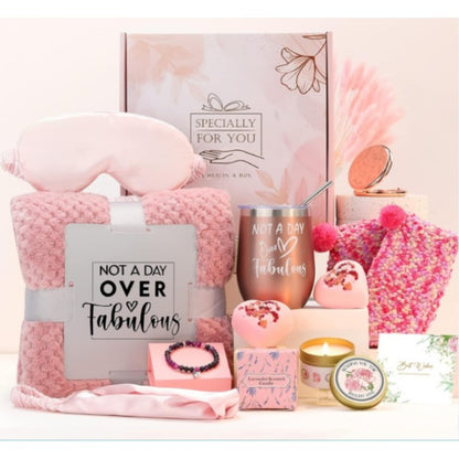 1 Set Women's Spa Gift Basket - Polyester Self-Care and Inspirational Gifts