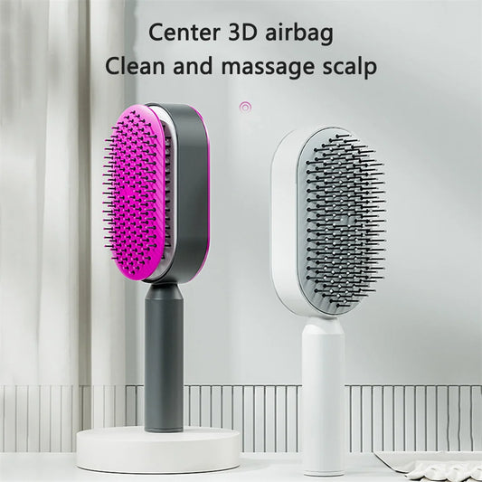 Professional Self Cleaning Massaging Hair Brush