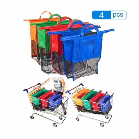 4 Piece Foldable Shopping Bags