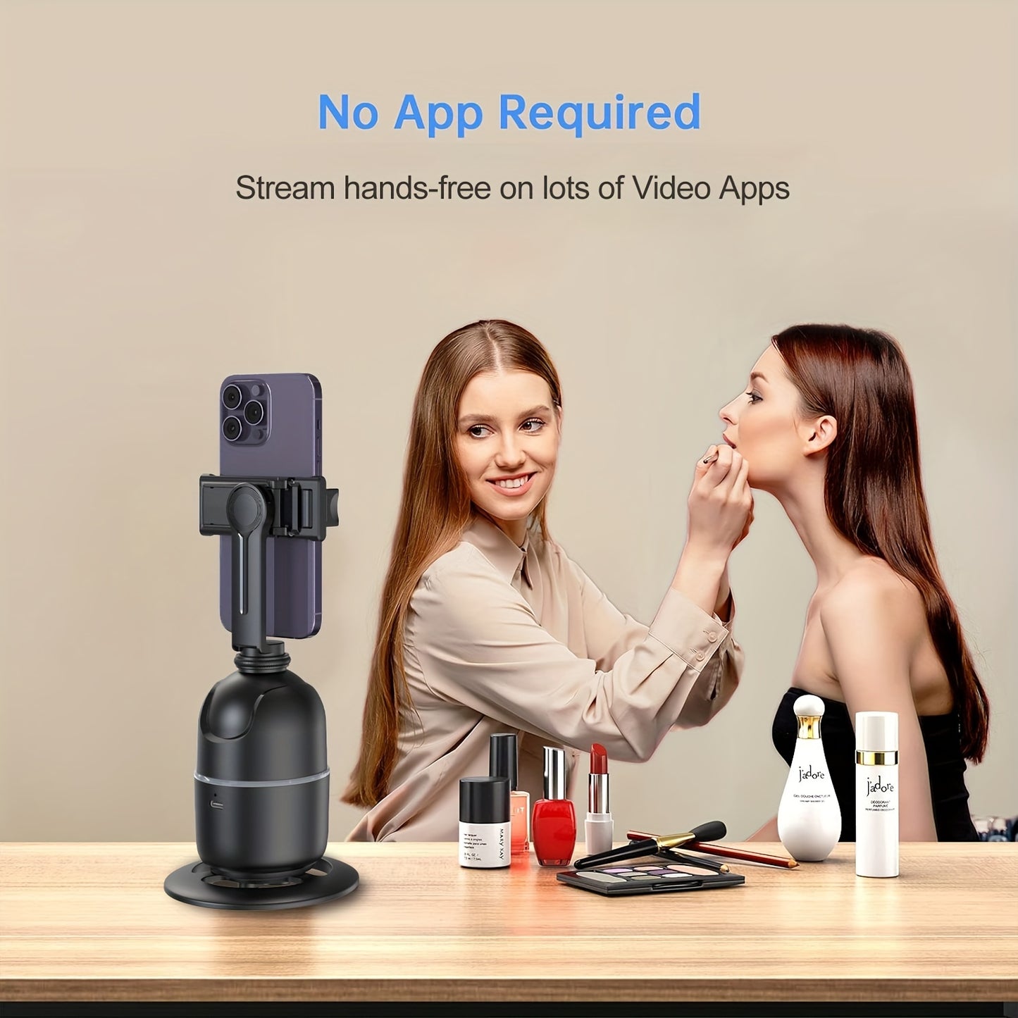 360° Gimbal Camera Stabilizer  for vlogging and recording